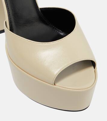 Jodie 145 platform leather sandals | Saint Laurent