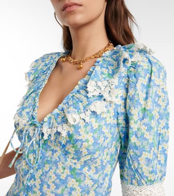 Miniabito Anya in cotone con stampa | Rixo