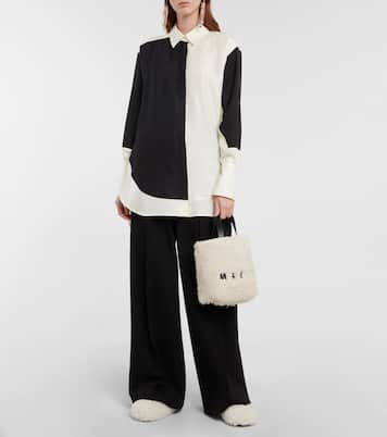 Sabot shearling slippers | Marni