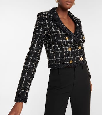 Cropped-Jacke aus Tweed | Giambattista Valli