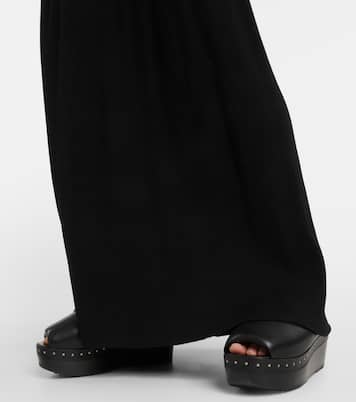 Plateau-Pantoletten aus Leder | Rick Owens