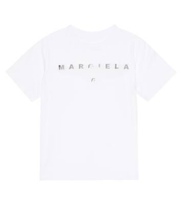 Logo cotton jersey T-shirt | MM6 Maison Margiela Kids