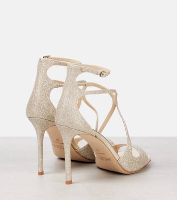 Sandalen Azia 95 mit Glitter | Jimmy Choo