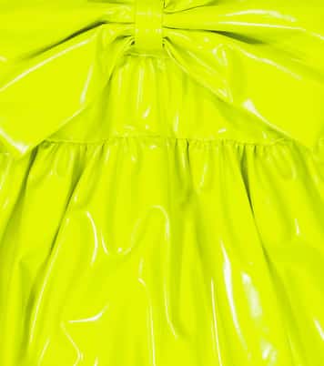 Tiered patent dress | Caroline Bosmans