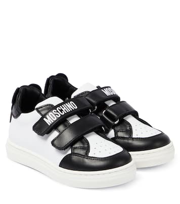 Teddy Bear leather sneakers | Moschino Kids
