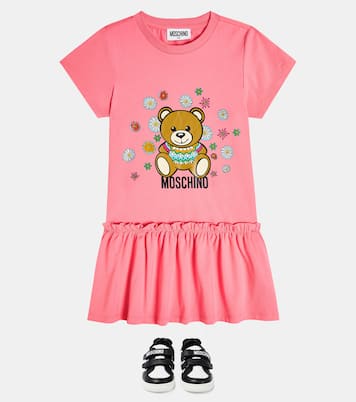 Teddy Bear leather sneakers | Moschino Kids