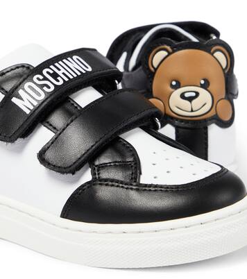 Teddy Bear leather sneakers | Moschino Kids