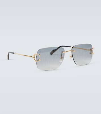 Gafas de sol rectangulares Monogram | Cartier Eyewear Collection