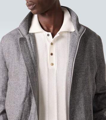 Pullover polo in cotone | Brunello Cucinelli