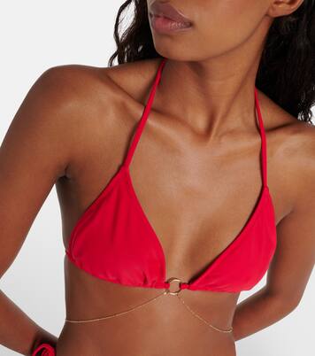 Haut de bikini triangle à chaîne | Bananhot