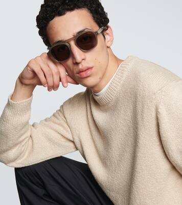 Aurora II flat-top sunglasses | Zegna