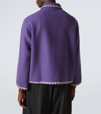 Bronco embroidered wool jacket | Bode
