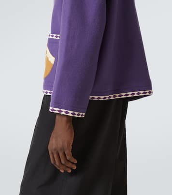 Bronco embroidered wool jacket | Bode