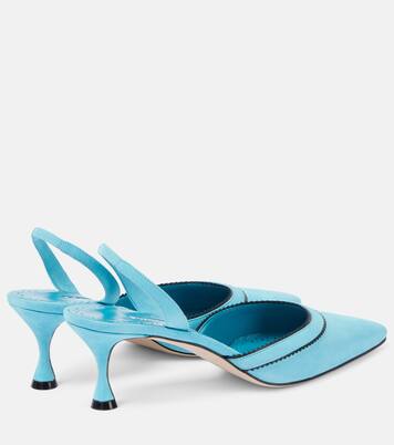 Escarpins Brontiasli en daim | Manolo Blahnik