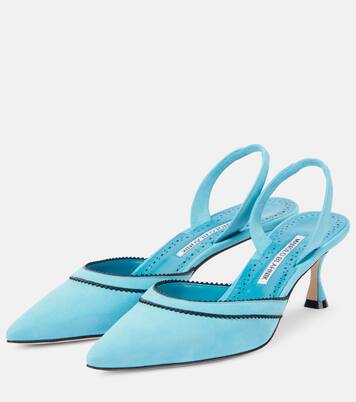 Escarpins Brontiasli en daim | Manolo Blahnik