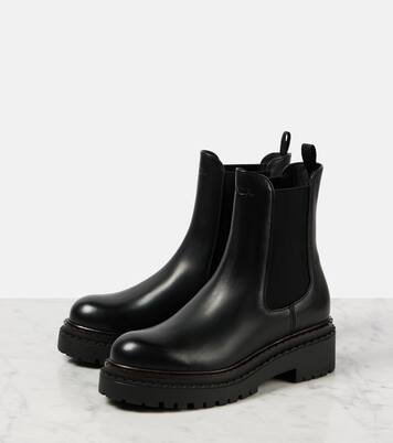 Chelsea Boots aus Leder | Prada