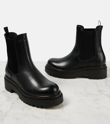 Chelsea Boots aus Leder | Prada