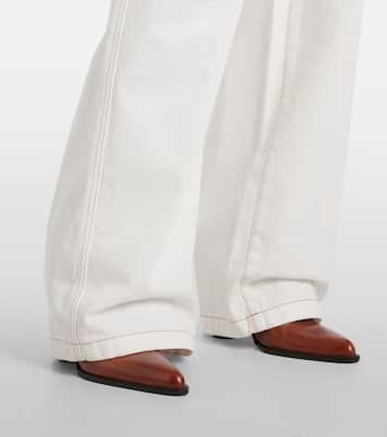 Jeans rectos de tiro alto | Dries Van Noten