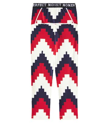 Logo chevron jersey leggings | Perfect Moment Kids