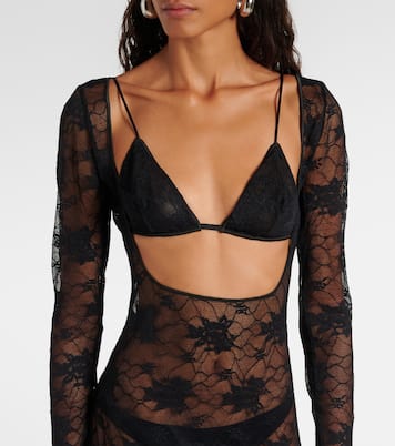 Maxikleid aus Spitze | Oséree