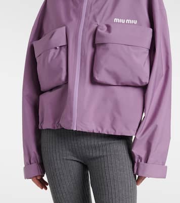 Technical canvas jacket | Miu Miu