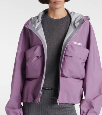 Technical canvas jacket | Miu Miu