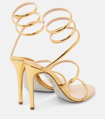 Cleo 105 mirrored leather sandals | Rene Caovilla