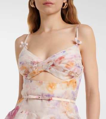 Minikleid Crush Twist aus Leinen und Seide | Zimmermann