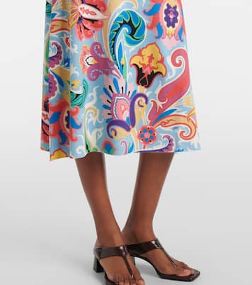 Midikleid aus einem Seidengemisch | Etro