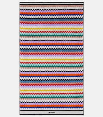 Riverbero cotton terry beach towel | Missoni