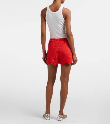 Broderie anglaise cotton shorts | Poupette St Barth