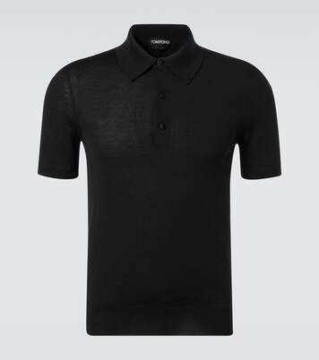 Cashmere and silk polo shirt | Tom Ford