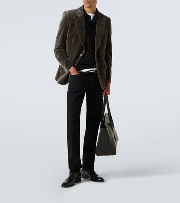 Cashmere and silk polo shirt | Tom Ford