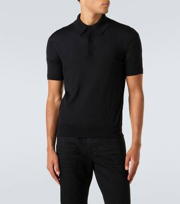 Cashmere and silk polo shirt | Tom Ford