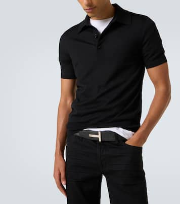Cashmere and silk polo shirt | Tom Ford