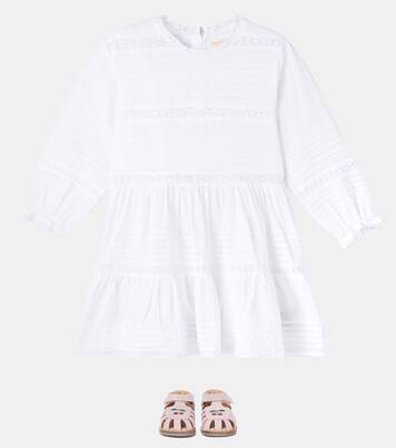 Robe Orchid en coton à dentelle | Konges Sløjd