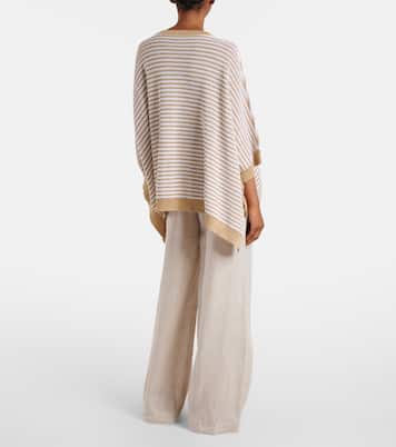 Knitted striped top | Brunello Cucinelli