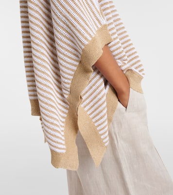 Knitted striped top | Brunello Cucinelli