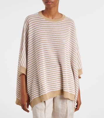 Knitted striped top | Brunello Cucinelli