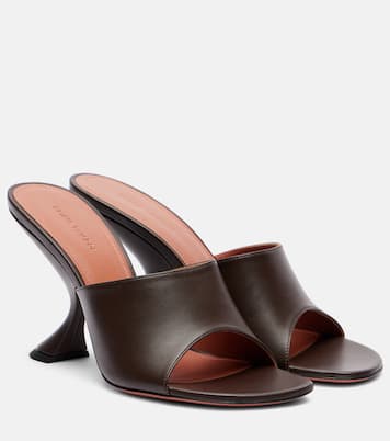 Taylor 90 leather mules | Amina Muaddi