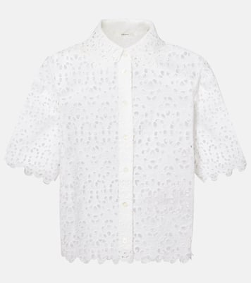 The Deco Eyelet cotton shirt | Frame