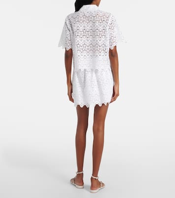 The Deco Eyelet cotton shirt | Frame