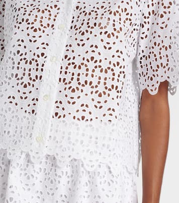 The Deco Eyelet cotton shirt | Frame