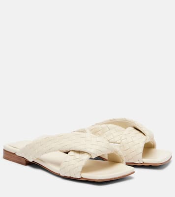 Riva Intrecciato leather sandals | Bottega Veneta