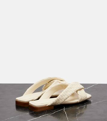 Riva Intrecciato leather sandals | Bottega Veneta