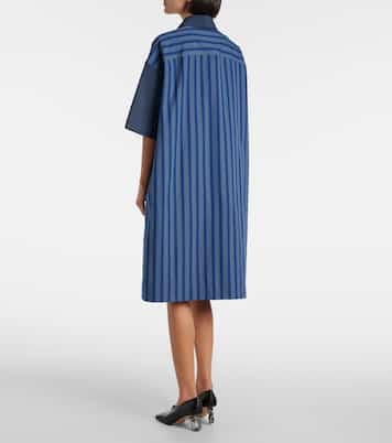 Robe chemise rayée en coton | JW Anderson