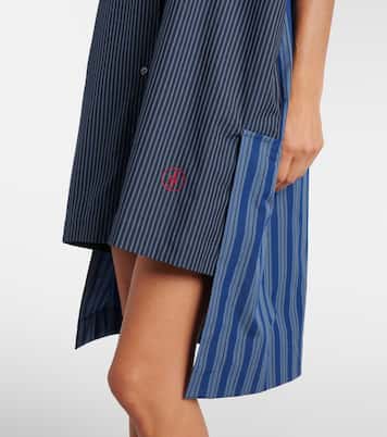 Robe chemise rayée en coton | JW Anderson