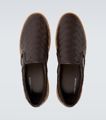Sawyer Intrecciato编织皮革套穿式便鞋 | Bottega Veneta