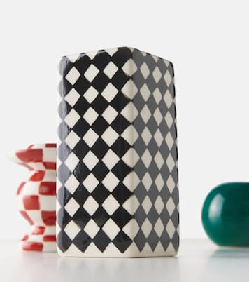 Les Objets Mouleversants Chessboard set of 3 ceramic candle holders by Wouters & Hendrix | Serax