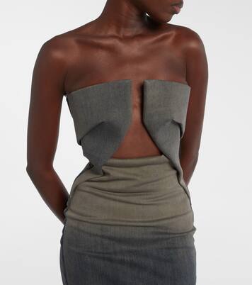 Robe longue en jean | Rick Owens